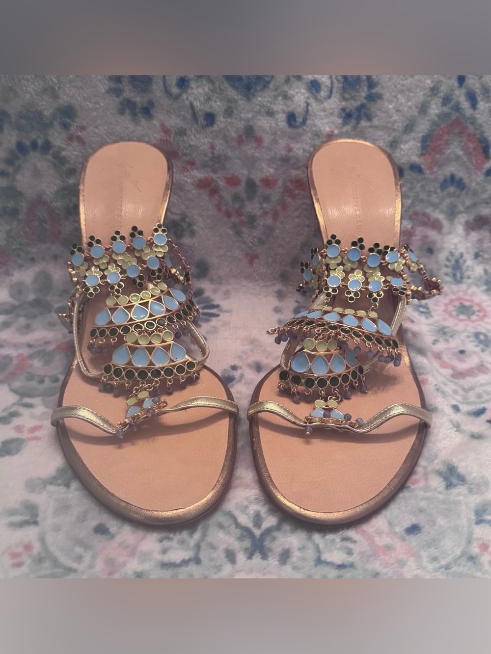 GIUSEPPE ZANOTTI GLADIATOR SANDALS SIZE 41 - Picture 11 of 12